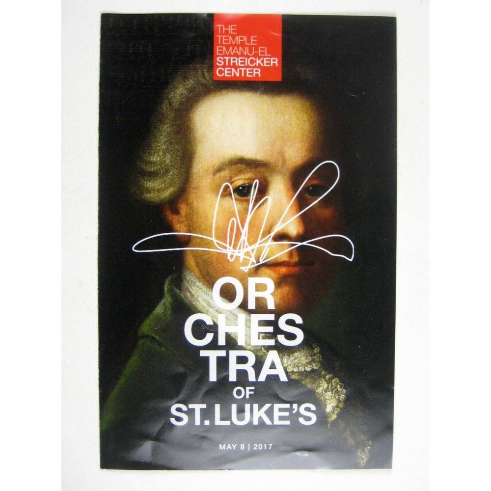 Temple Emanu El Streicker Orchestra of St. Luke's 2007 Program NYC Mozart